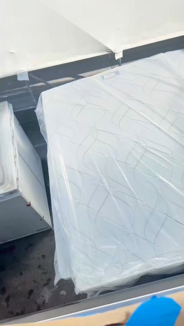 Delivering 7 Custom Yacht Mattresses to a 3-Story Boat! | Forklift Delivery to Master & Guest Rooms#custom #yachtlife #luxury #diy #luxurylifestyle #yacht #luxuryupgrade