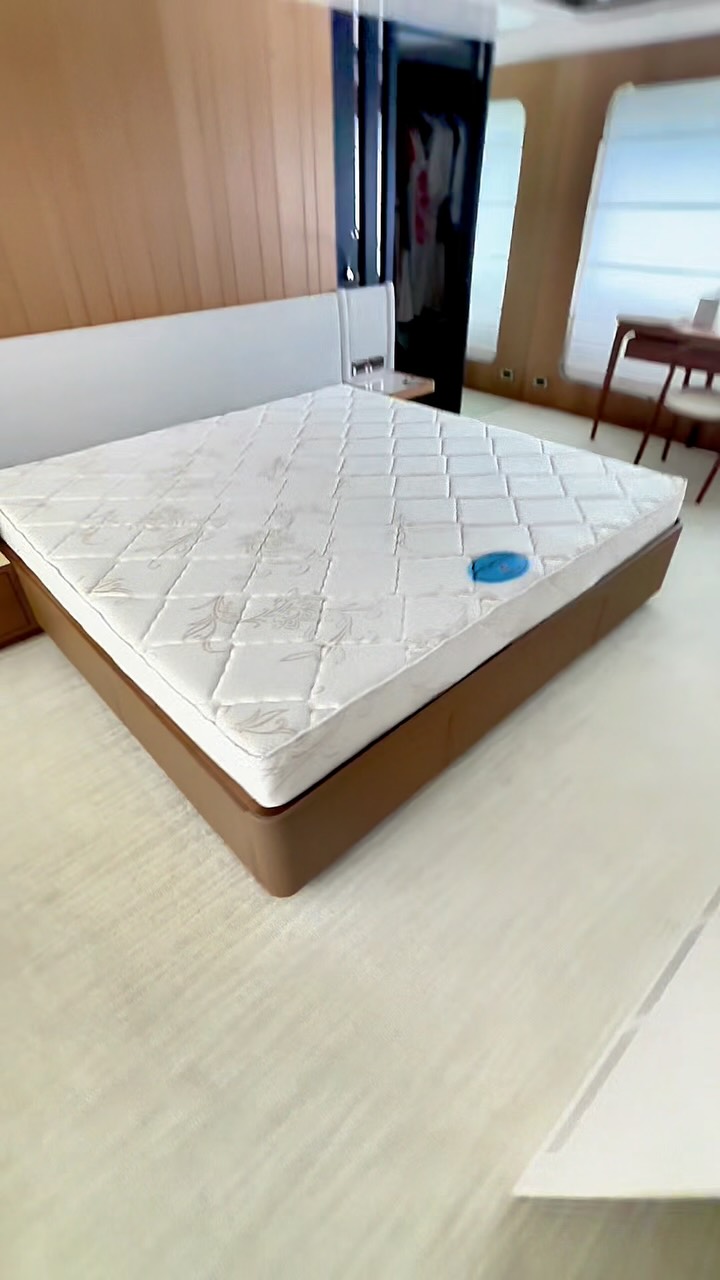 The Zeno Latex fitted and custom made for the Master State room 😴🛏️💤 #custom #yacht #luxury #diy #marine