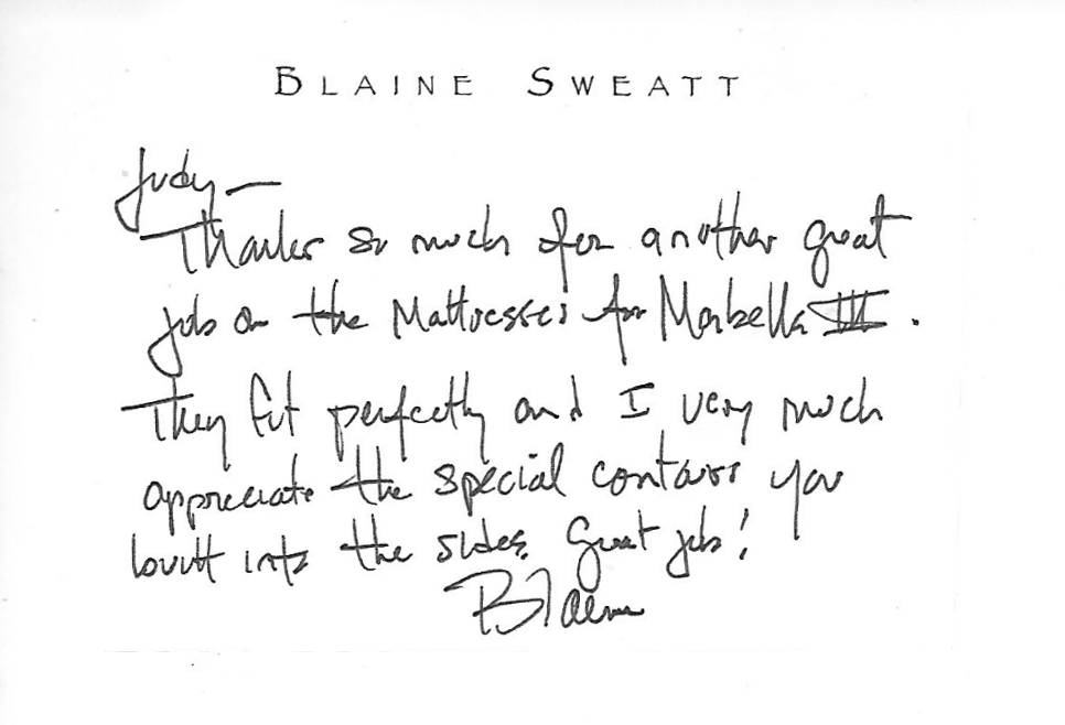 testimonialblainesweatt Zeno Mattress